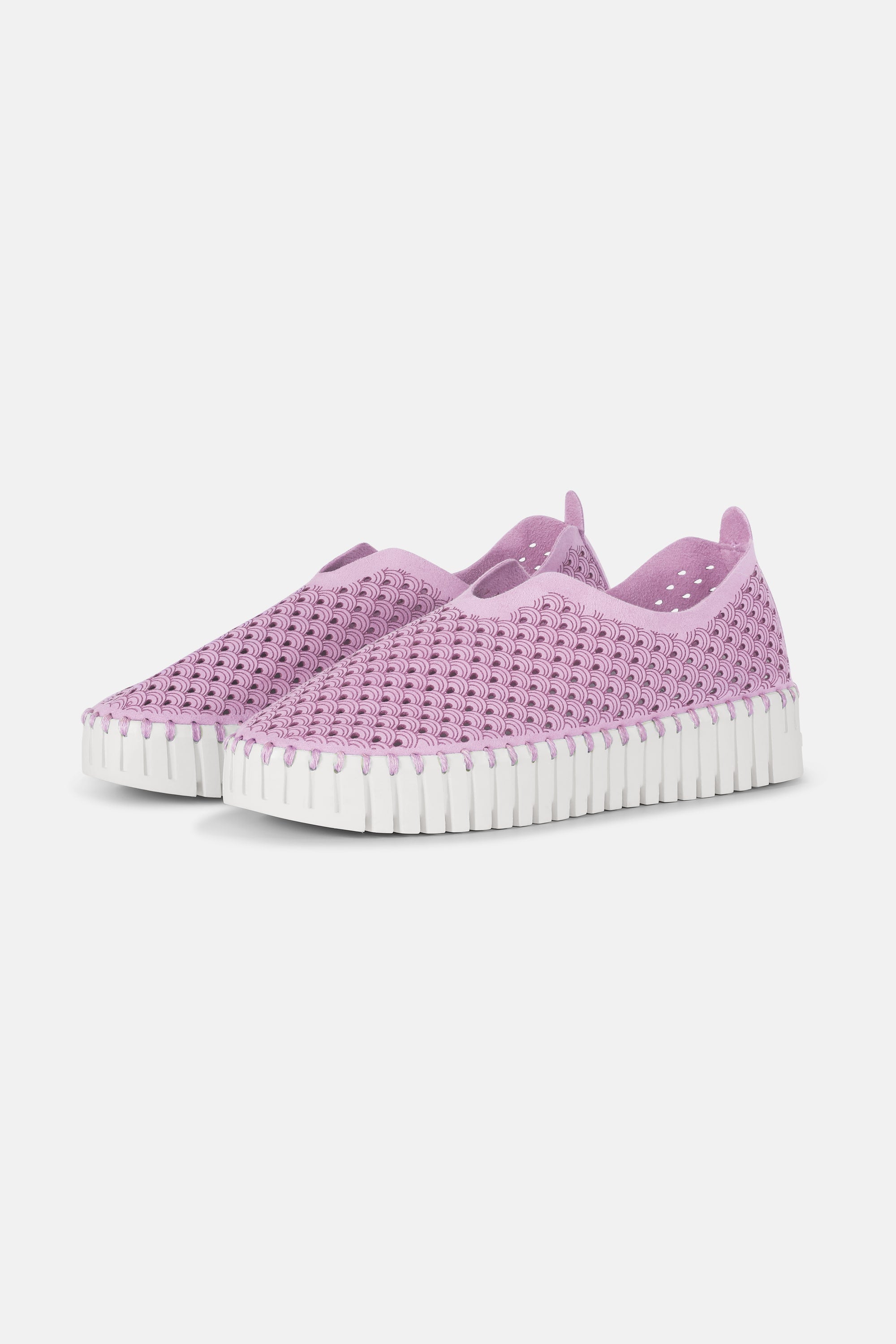 Platform Tulip Skor - Bubble White